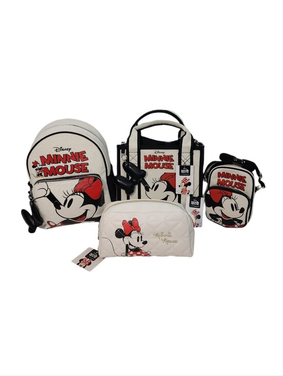 Primark Handbags - Disney x Primark Minnie Mouse Bag Bundle Satchell Crossbody Backpack Cosmetic